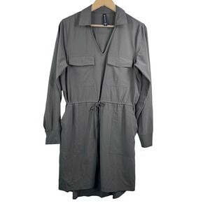 Athleta Zuma Mountain shirt Dress sz M athleisure hiking utility